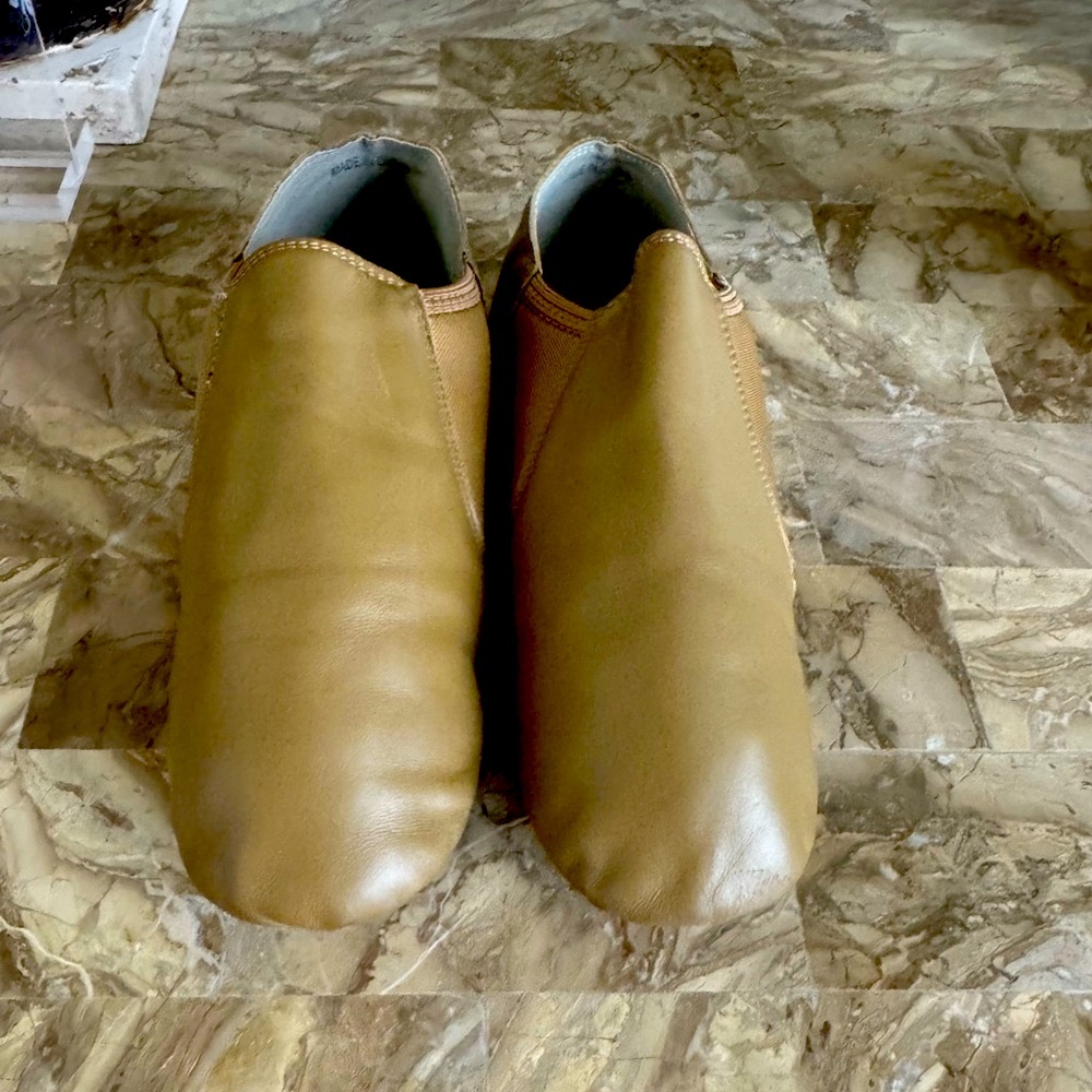 Tan Dance Costume Ankle Boots